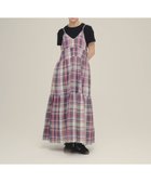 【ジーナシス/JEANASiS】のMade in India Madras Check One-piece パープル系その他|ID: prp329100004515300 ipo3291000000031904048