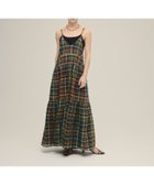 【ジーナシス/JEANASiS】のMade in India Madras Check One-piece グリーン系その他|ID: prp329100004515300 ipo3291000000031904050