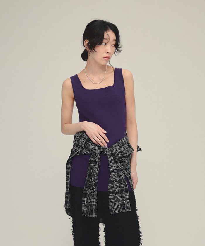 【ジーナシス/JEANASiS】の12G Fit Mini One-piece インテリア・キッズ・メンズ・レディースファッション・服の通販 founy(ファニー) https://founy.com/ ファッション Fashion レディースファッション WOMEN おすすめ Recommend シンプル Simple スクエア Square ワイド Wide 夏 Summer |ID: prp329100004515305 ipo3291000000031904070