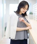 【ジョルジュ レッシュ/GEORGES RECH】のジャージーノーカラーショートブルゾン ホワイト|ID: prp329100004515322 ipo3291000000031904184