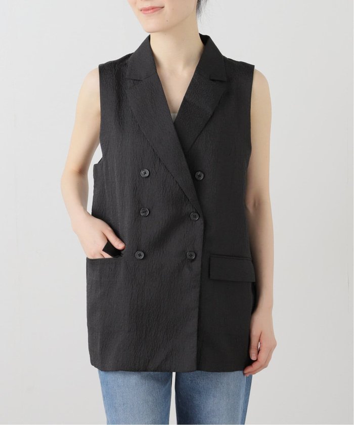 【ラ トータリテ/La TOTALITE】の【TORRAZZO DONNA/トラッゾドンナ】Jacquard long double vest インテリア・キッズ・メンズ・レディースファッション・服の通販 founy(ファニー) https://founy.com/ ファッション Fashion レディースファッション WOMEN アウター Coat Outerwear トップス・カットソー Tops/Tshirt ベスト/ジレ Gilets/Vests |ID: prp329100004515324 ipo3291000000031904195