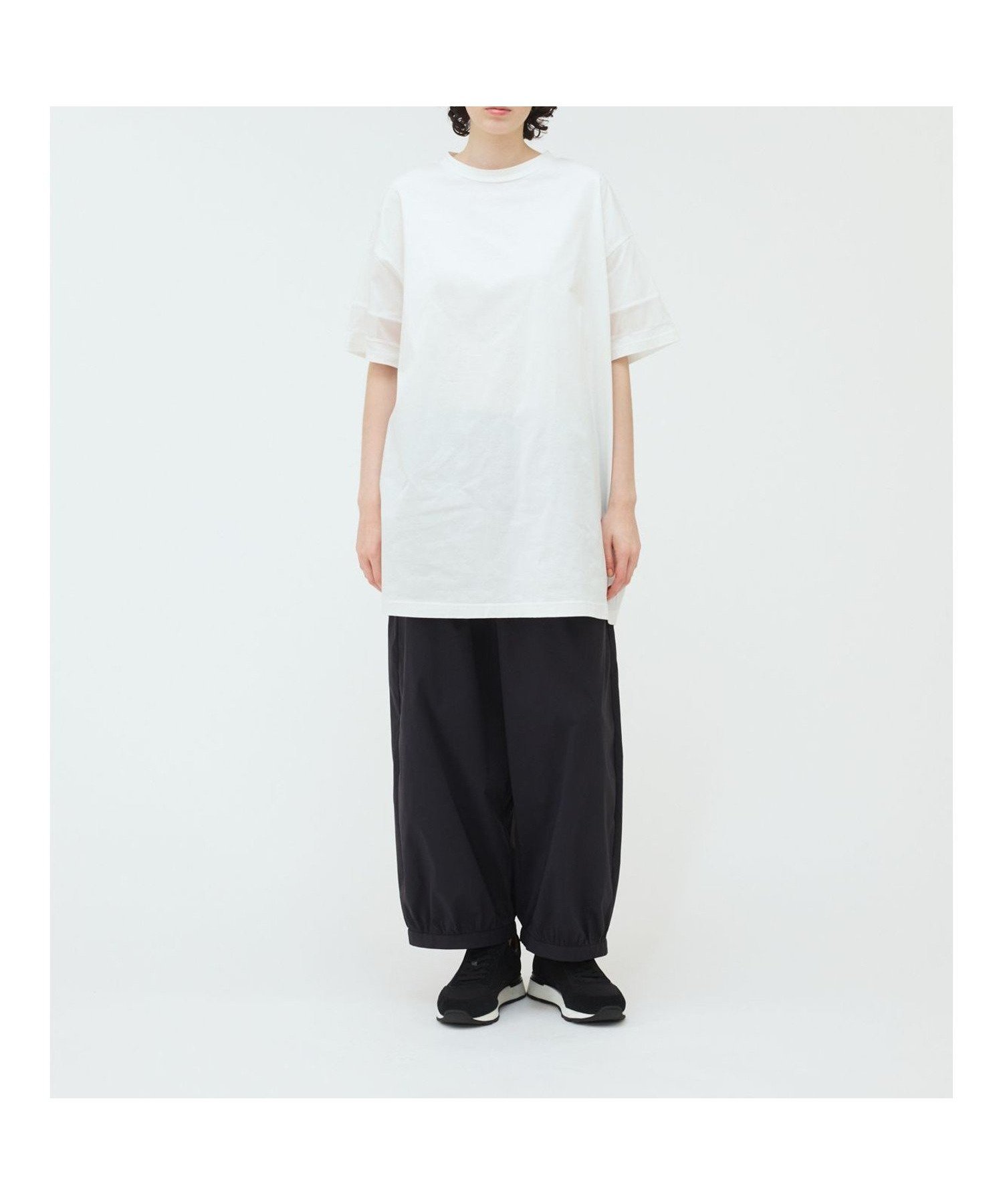 【マーコート/MARcourt】のmizuiro ind メッシュスリーブチュニックワンピース 人気、トレンドファッション・服の通販 founy(ファニー) 　ファッション　Fashion　レディースファッション　WOMEN　ワンピース　Dress　チュニック　Tunic　カットソー　Cut And Sew　シンプル　Simple　チュニック　Tunic　ボックス　Box　ポケット　Pocket　メッシュ　Mesh　人気　Popularity　夏　Summer　定番　Standard　無地　Plain Color　 other-1|ID: prp329100004515356 ipo3291000000031904454