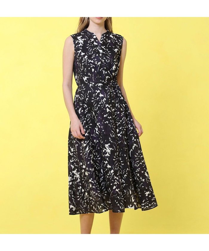 【アナイ/ANAYI】のshade of night プリント リネンワンピース インテリア・キッズ・メンズ・レディースファッション・服の通販 founy(ファニー) https://founy.com/ ファッション Fashion レディースファッション WOMEN ワンピース Dress カシュクール Cachecoeur スキッパー Skipper スマート Smart ネップ Nep Yarn フレア Flare プリント Print ペチコート Petticoat リネン Linen リボン Ribbon リュクス Luxe S/S・春夏 Ss・Spring/Summer 再入荷 Restock/Back In Stock/Re Arrival 夏 Summer |ID: prp329100004515420 ipo3291000000031904850
