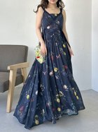【フレイ アイディー/FRAY I.D】のフルーツプリントサイドリボンキャミワンピース/ウォッシャブル 人気、トレンドファッション・服の通販 founy(ファニー) ファッション Fashion レディースファッション WOMEN ワンピース Dress キャミワンピース No Sleeve Dresses ウォッシャブル Washable カラフル Colorful キャミワンピース Cami Dress シフォン Chiffon ジョーゼット Georgette トリミング Trimming フィット Fit フレア Flare プリント Print モチーフ Motif リアル Real リゾート Resort リボン Ribbon 夏 Summer 無地 Plain Color thumbnail NVY[089]|ID: prp329100004515443 ipo3291000000031905014