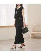 【スナイデル/SNIDEL】のリボンジャガードニットスカート 人気、トレンドファッション・服の通販 founy(ファニー) ファッション Fashion レディースファッション Fashion for Women スカート Skirts おすすめ Recommended / Our Picks エレガント 上品 Elegant サマー Summer, Summer Style ストレート Straight, Straight Cut リボン Ribbon, Bow 今季 This Season, Current Season 夏 Summer 春 Spring S/S・春夏 SS, Spring/Summer, Warm Season 楽ちん Easy Fit, Comfortable thumbnail BLK[009]|ID: prp329100004515485 ipo3291000000033052573