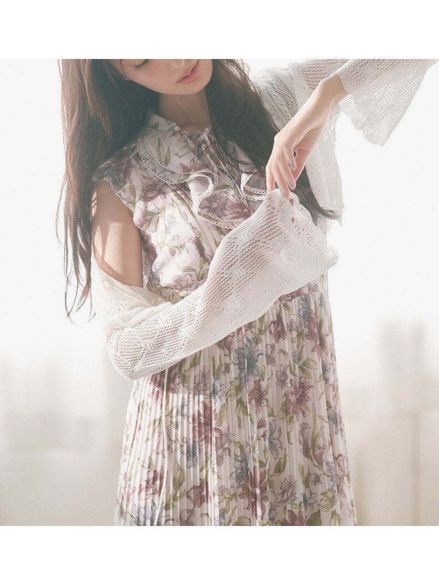 【スナイデル/SNIDEL】のクロップドフリルカーディガン 人気、トレンドファッション・服の通販 founy(ファニー) 　ファッション　Fashion　レディースファッション　WOMEN　トップス・カットソー　Tops/Tshirt　カーディガン　Cardigans　エレガント 上品　Elegant　トレンド　Trend　フレア　Flare　フロント　Front　ラベンダー　Lavender　リボン　Ribbon　ロマンティック　Romantic　人気　Popularity　今季　This Season　定番　Standard　 other-1|ID: prp329100004515694 ipo3291000000031996648