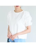 【コカ/COCA】の袖フリル半袖トップス White|ID: prp329100004515767 ipo3291000000031910103