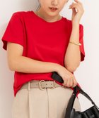【ノーリーズ/NOLLEY'S】の高機能 LA+スムースTシャツ 人気、トレンドファッション・服の通販 founy(ファニー) ファッション Fashion レディースファッション Fashion for Women トップス・カットソー Cut & Sew Tops シャツ・ブラウス・オフィスカジュアル Elegant Blouses & Button-Ups ロングTシャツ・Tシャツ Longline T-Shirts & Tees カットソー Cut and Sewn Top コンパクト Compact, Small Size プレーン Plain, Simple ボトム Bottoms, Lower Wear おすすめ Recommended / Our Picks 夏 Summer 2025年 2025 2025春夏・S/S Spring/Summer 2025 SS25 thumbnail レッド|ID: prp329100004515783 ipo3291000000032740334