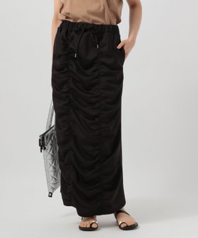 【ベイフロー/BAYFLOW】のストレッチ入りで動きやすい シャーリングジャージスカート 人気、トレンドファッション・服の通販 founy(ファニー) ファッション Fashion レディースファッション WOMEN スカート Skirt おすすめ Recommend サンダル Sandals シャーリング Shirring ジャケット Jacket ジャージ Jersey ストレッチ Stretch トレンド Trend フロント Front ポケット Pocket |ID:prp329100004515798