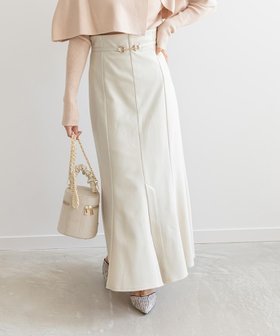 【ランダ/RANDA】のビット付きマーメイドスカート 人気、トレンドファッション・服の通販 founy(ファニー) ファッション Fashion レディースファッション WOMEN スカート Skirt おすすめ Recommend クラシカル Classical スリット Slit フロント Front マーメイド Mermaid |ID:prp329100004515818