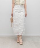 【ランダ/RANDA】の立体フラワーIラインスカート 人気、トレンドファッション・服の通販 founy(ファニー) ファッション Fashion レディースファッション WOMEN スカート Skirt おすすめ Recommend オーガンジー Organdy クロップド Cropped シフォン Chiffon シンプル Simple チュール Tulle フラワー Flower レース Race エレガント 上品 Elegant 今季 This Season 夏 Summer 春 Spring S/S・春夏 Ss・Spring/Summer thumbnail WHITE|ID: prp329100004515819 ipo3291000000031910605