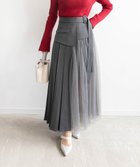 【ランダ/RANDA】のショートパンツセットプリーツレイヤードスカート GRAY|ID: prp329100004515821 ipo3291000000031910633