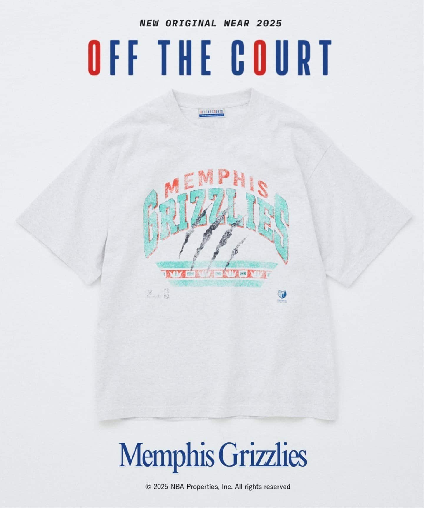【ジャーナルスタンダード/JOURNAL STANDARD / MEN】のOff The Court by NBA / オフ・ザ・コート バイ NBA 別注 プリントT インテリア・キッズ・メンズ・レディースファッション・服の通販 founy(ファニー) 　ファッション　Fashion　メンズファッション　MEN　コレクション　Collection　スペシャル　Special　スポーツ　Sports　プリント　Print　別注　Special Order　2025年　2025　2025春夏・S/S　Ss,Spring/Summer,2025　グレー|ID: prp329100004515929 ipo3291000000031912068