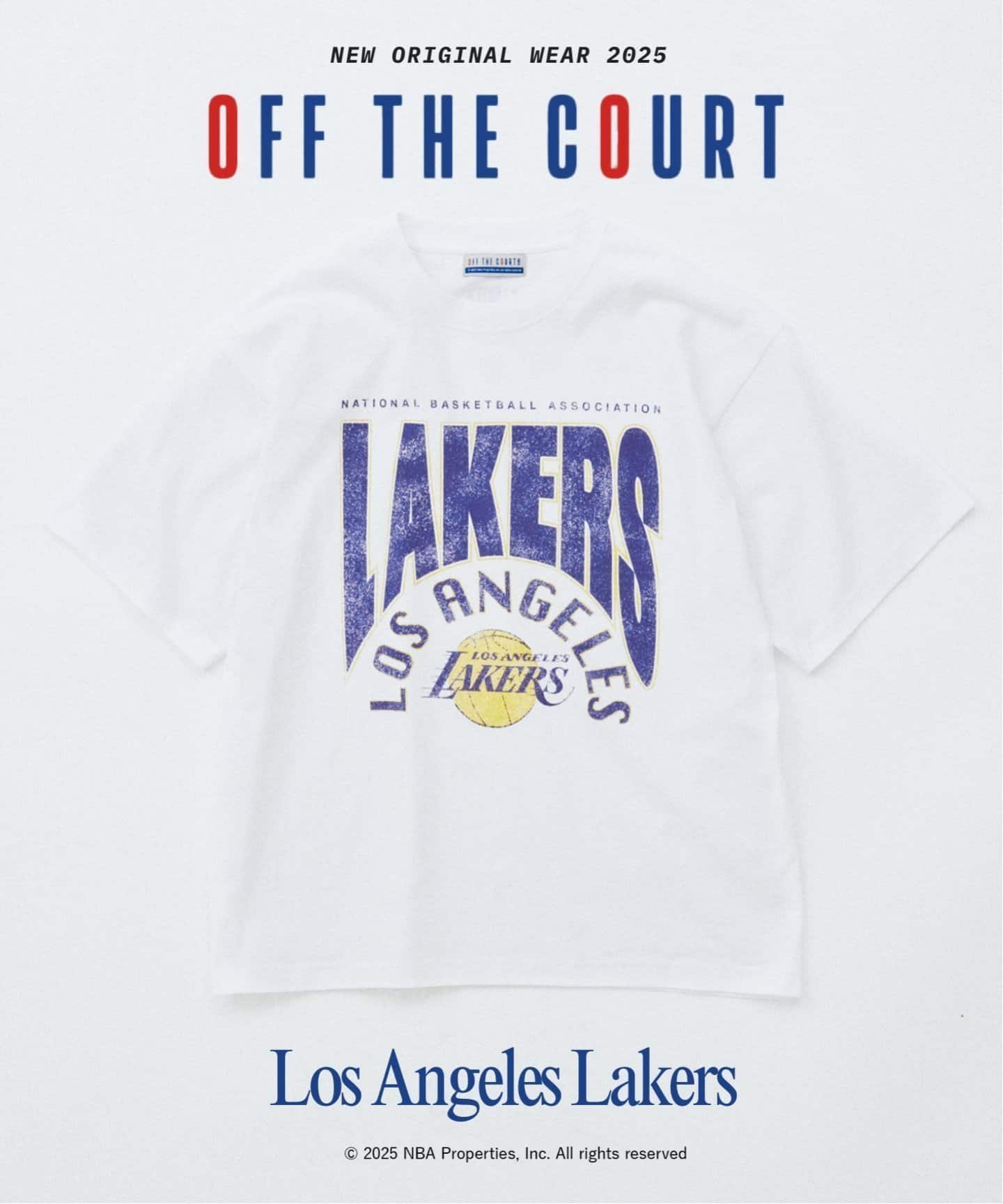 【ジャーナルスタンダード/JOURNAL STANDARD / MEN】のOff The Court by NBA / オフ・ザ・コート バイ NBA 別注 プリントT インテリア・キッズ・メンズ・レディースファッション・服の通販 founy(ファニー) 　ファッション　Fashion　メンズファッション　MEN　コレクション　Collection　スペシャル　Special　スポーツ　Sports　プリント　Print　別注　Special Order　2025年　2025　2025春夏・S/S　Ss,Spring/Summer,2025　ホワイト|ID: prp329100004515929 ipo3291000000031912069