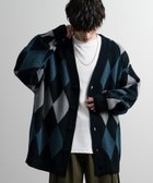 【ロッキーモンロー/Rocky Monroe】のオーバーサイズ 総柄Vネックニットカーディガン 人気、トレンドファッション・服の通販 founy(ファニー) ファッション Fashion レディースファッション WOMEN トップス・カットソー Tops/Tshirt ニット Knit Tops カーディガン Cardigans Vネック V-Neck おすすめ Recommend チェック Check ブロッキング Blocking リラックス Relax thumbnail A-2.グレーブルー|ID: prp329100004515942 ipo3291000000031998364