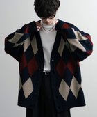 【ロッキーモンロー/Rocky Monroe】のオーバーサイズ 総柄Vネックニットカーディガン 人気、トレンドファッション・服の通販 founy(ファニー) ファッション Fashion レディースファッション WOMEN トップス・カットソー Tops/Tshirt ニット Knit Tops カーディガン Cardigans Vネック V-Neck おすすめ Recommend チェック Check ブロッキング Blocking リラックス Relax thumbnail A-8.ネイビー|ID: prp329100004515942 ipo3291000000031998369