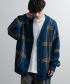 【ロッキーモンロー/Rocky Monroe】のオーバーサイズ 総柄Vネックニットカーディガン 人気、トレンドファッション・服の通販 founy(ファニー) ファッション Fashion レディースファッション WOMEN トップス・カットソー Tops/Tshirt ニット Knit Tops カーディガン Cardigans Vネック V-Neck おすすめ Recommend チェック Check ブロッキング Blocking リラックス Relax thumbnail B-4.Mブルー|ID: prp329100004515942 ipo3291000000031998373