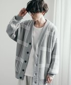 【ロッキーモンロー/Rocky Monroe】のオーバーサイズ 総柄Vネックニットカーディガン 人気、トレンドファッション・服の通販 founy(ファニー) ファッション Fashion レディースファッション WOMEN トップス・カットソー Tops/Tshirt ニット Knit Tops カーディガン Cardigans Vネック V-Neck おすすめ Recommend チェック Check ブロッキング Blocking リラックス Relax thumbnail B-6.グレー|ID: prp329100004515942 ipo3291000000031998374