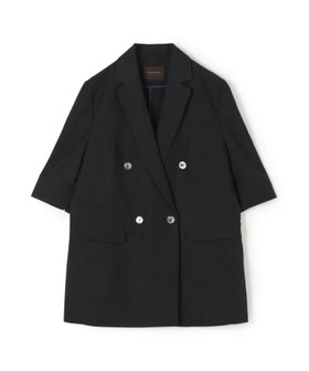 【トゥモローランド/TOMORROWLAND】のコンパクトリネン ハーフスリーブジャケット 人気、トレンドファッション・服の通販 founy(ファニー) ファッション Fashion レディースファッション WOMEN アウター Coat Outerwear ジャケット Jackets コンパクト Compact ジャケット Jacket ストレート Straight スリット Slit スリーブ Sleeve セットアップ Set Up ダブル Double ハーフ Half バランス Balance マニッシュ Mannish リネン Linen |ID:prp329100004516074
