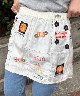 【チャオパニックティピー/CIAOPANIC TYPY】の【HELLO.SANFRANCISCO】indiaオリジナル刺繍巻きスカート 人気、トレンドファッション・服の通販 founy(ファニー) ファッション Fashion レディースファッション WOMEN スカート Skirt カラフル Colorful セットアップ Set Up デニム Denim トレンド Trend パッチワーク Patchwork ボトム Bottom 水着 Swimsuit ロング Long 楽ちん Easy おすすめ Recommend 夏 Summer |ID:prp329100004516432