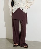 【ジャーナルスタンダード/JOURNAL STANDARD】の【 FUNCTION】【接触冷感/撥水】ナイロンストレッチレイヤードパンツ 人気、トレンドファッション・服の通販 founy(ファニー) ファッション Fashion レディースファッション WOMEN パンツ Pants 2025年 2025 2025春夏・S/S Ss,Spring/Summer,2025 ストレッチ Stretch スポーティ Sporty トレンド Trend thumbnail ボルドー|ID: prp329100004516449 ipo3291000000031917461