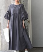 【アールピーエス/rps】のバルーンスリーブワンピース 人気、トレンドファッション・服の通販 founy(ファニー) ファッション Fashion レディースファッション WOMEN ワンピース Dress ギャザー Gather リゾート Resort 再入荷 Restock/Back In Stock/Re Arrival thumbnail チャコールグレー|ID: prp329100004516488 ipo3291000000031965488