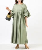 【アールピーエス/rps】のバルーンスリーブワンピース 人気、トレンドファッション・服の通販 founy(ファニー) ファッション Fashion レディースファッション WOMEN ワンピース Dress ギャザー Gather リゾート Resort 再入荷 Restock/Back In Stock/Re Arrival thumbnail カーキ|ID: prp329100004516488 ipo3291000000031965494