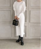 【ランダ/RANDA】の【選べる丈感】ドルマンスリーブニットワンピース WHITE|ID: prp329100004516535 ipo3291000000033586495