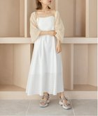 【ランダ/RANDA】のフラワーキャミワンピース WHITE|ID: prp329100004516552 ipo3291000000033585592