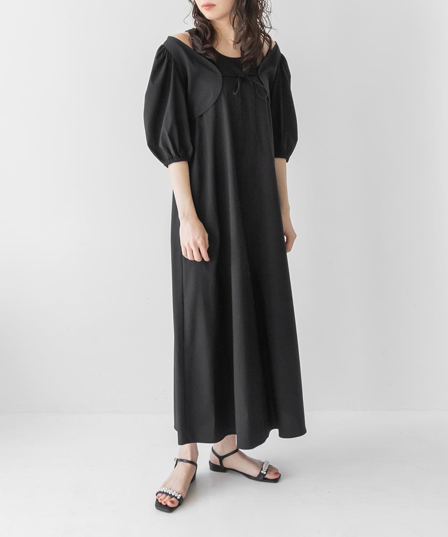 【ランダ/RANDA】のボレロセットアメスリワンピース 人気、トレンドファッション・服の通販 founy(ファニー) 　ファッション　Fashion　レディースファッション　WOMEN　アウター　Coat Outerwear　ボレロ　Bolero jackets　インナー　Inner　スタイリッシュ　Stylish　ストレート　Straight　ペチコート　Petticoat　ボレロ　Bolero　 other-1|ID: prp329100004516556 ipo3291000000031918124