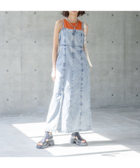 【ページボーイ/PAGEBOY】のライトデニムキャミワンピース 人気、トレンドファッション・服の通販 founy(ファニー) ファッション Fashion レディースファッション WOMEN ワンピース Dress キャミワンピース No Sleeve Dresses インナー Inner ヴィンテージ Vintage ジャケット Jacket スリット Slit デニム Denim トレンド Trend フェミニン Feminine ペンシル Pencil ロング Long おすすめ Recommend |ID:prp329100004516601