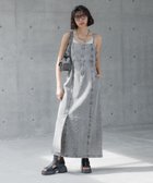 【ページボーイ/PAGEBOY】のライトデニムキャミワンピース 人気、トレンドファッション・服の通販 founy(ファニー) ファッション Fashion レディースファッション WOMEN ワンピース Dress キャミワンピース No Sleeve Dresses インナー Inner ヴィンテージ Vintage ジャケット Jacket スリット Slit デニム Denim トレンド Trend フェミニン Feminine ペンシル Pencil ロング Long おすすめ Recommend thumbnail ブラックケミカル09|ID: prp329100004516601 ipo3291000000031918415
