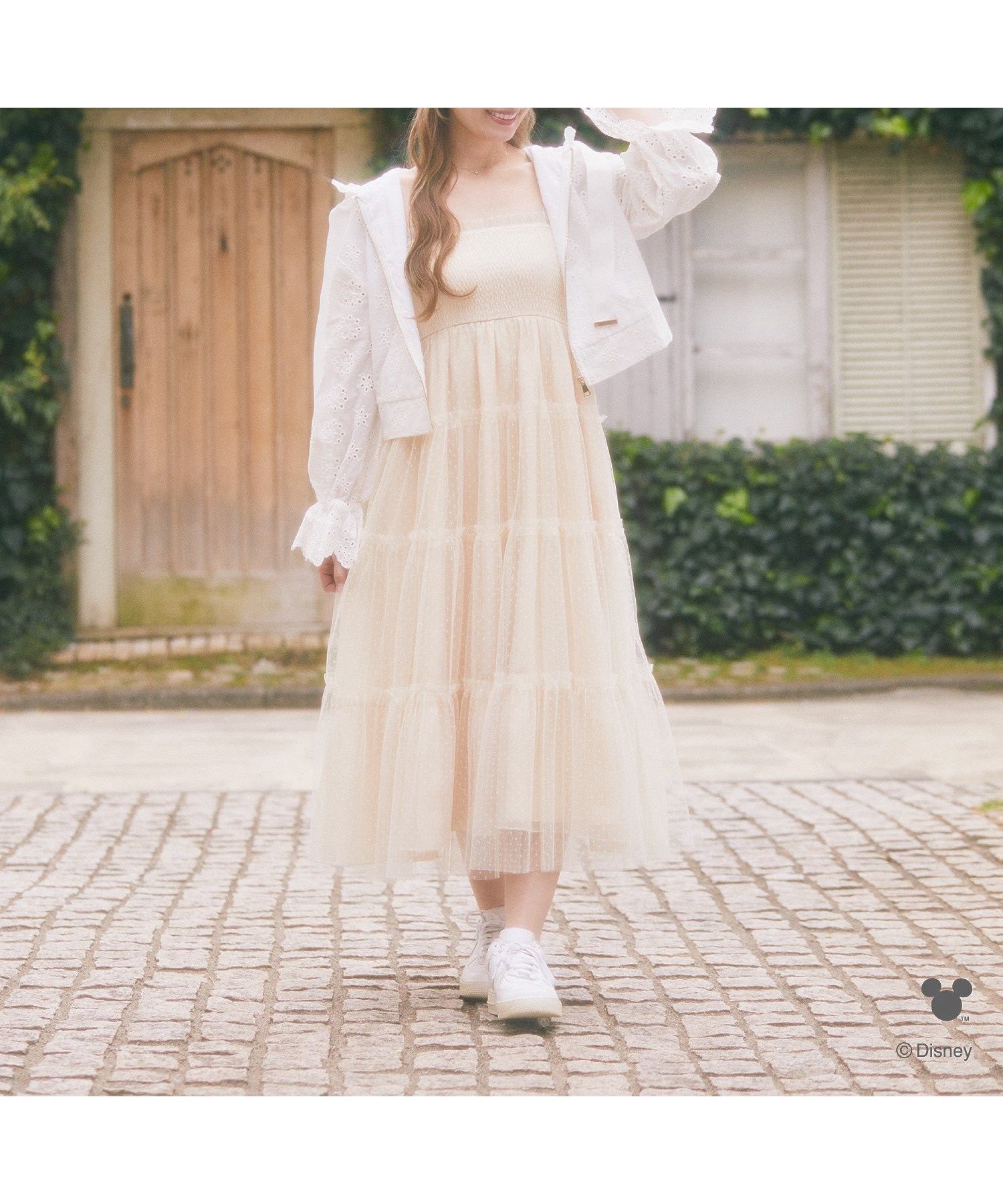 【その他のブランド/Other】のチュールティアードキャミワンピース 人気、トレンドファッション・服の通販 founy(ファニー) 　ファッション　Fashion　レディースファッション　WOMEN　ワンピース　Dress　キャミワンピース　No Sleeve Dresses　おすすめ　Recommend　インナー　Inner　カーディガン　Cardigan　シャーリング　Shirring　ジャケット　Jacket　チュール　Tulle　フィット　Fit　フェミニン　Feminine　ポケット　Pocket　 other-1|ID: prp329100004516619 ipo3291000000031918538