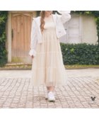 【その他のブランド/Other】のチュールティアードキャミワンピース ライトベージュ|ID: prp329100004516619 ipo3291000000031918542
