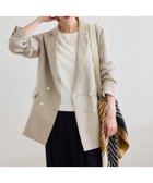 【ロペ/ROPE'】の尾州リネンダブルブレストジャケット 人気、トレンドファッション・服の通販 founy(ファニー) ファッション Fashion レディースファッション WOMEN アウター Coat Outerwear ジャケット Jackets おすすめ Recommend シンプル Simple ジャケット Jacket ベーシック Basic ボックス Box ポケット Pocket メタル Metal リネン Linen リラックス Relax 夏 Summer 春 Spring S/S・春夏 Ss・Spring/Summer thumbnail ベージュ(27)|ID: prp329100004516636 ipo3291000000031918667