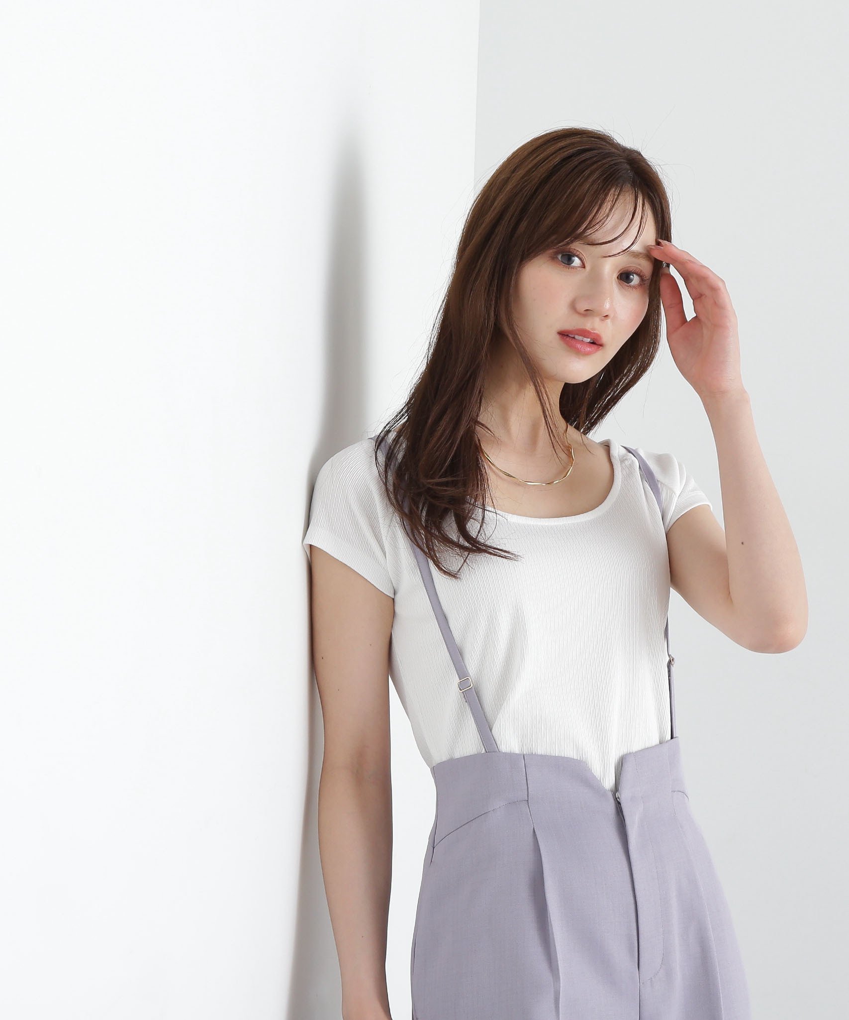 【プロポーション ボディドレッシング/PROPORTION BODY DRESSING】のパールサス付きワイドパンツ インテリア・キッズ・メンズ・レディースファッション・服の通販 founy(ファニー) 　ファッション　Fashion　レディースファッション　WOMEN　パンツ　Pants　カッティング　Cutting　サスペンダー　Suspenders　シンプル　Simple　センター　Center　パール　Pearl　ワイド　Wide　グレー|ID: prp329100004516638 ipo3291000000031993349