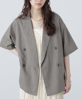 【フリーズマート/FREE'S MART】の半袖オーバーサイズジャケット 人気、トレンドファッション・服の通販 founy(ファニー) ファッション Fashion レディースファッション WOMEN アウター Coat Outerwear ジャケット Jackets おすすめ Recommend キャミワンピース Cami Dress シンプル Simple ティアードスカート Tiered Skirt デニム Denim プリント Print 半袖 Short Sleeve 夏 Summer |ID:prp329100004516640