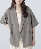 【フリーズマート/FREE'S MART】の半袖オーバーサイズジャケット 人気、トレンドファッション・服の通販 founy(ファニー) ファッション Fashion レディースファッション WOMEN アウター Coat Outerwear ジャケット Jackets おすすめ Recommend キャミワンピース Cami Dress シンプル Simple ティアードスカート Tiered Skirt デニム Denim プリント Print 半袖 Short Sleeve 夏 Summer thumbnail グレー系|ID: prp329100004516640 ipo3291000000031918691