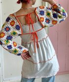【チャオパニックティピー/CIAOPANIC TYPY】の【HELLO.SANFRANCISCO】クロシェボレロ付きティアードキャミワンピ オフホワイト|ID: prp329100004516644 ipo3291000000031918730