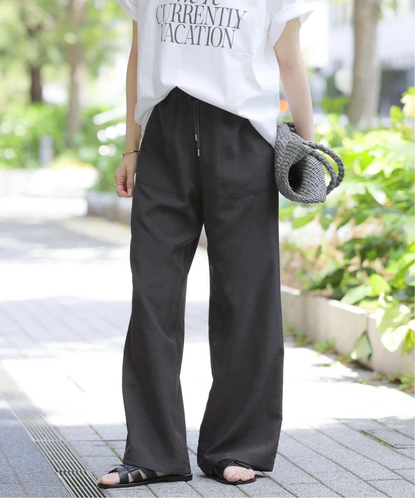 【ジャーナルスタンダード レリューム/JOURNAL STANDARD relume】のタンブラーブッチャーイージーパンツ 人気、トレンドファッション・服の通販 founy(ファニー) 　ファッション　Fashion　レディースファッション　WOMEN　パンツ　Pants　2025年　2025　2025春夏・S/S　Ss,Spring/Summer,2025　シンプル　Simple　ストライプ　Stripe　夏　Summer　春　Spring　S/S・春夏　Ss・Spring/Summer　 other-1|ID: prp329100004516659 ipo3291000000032199853