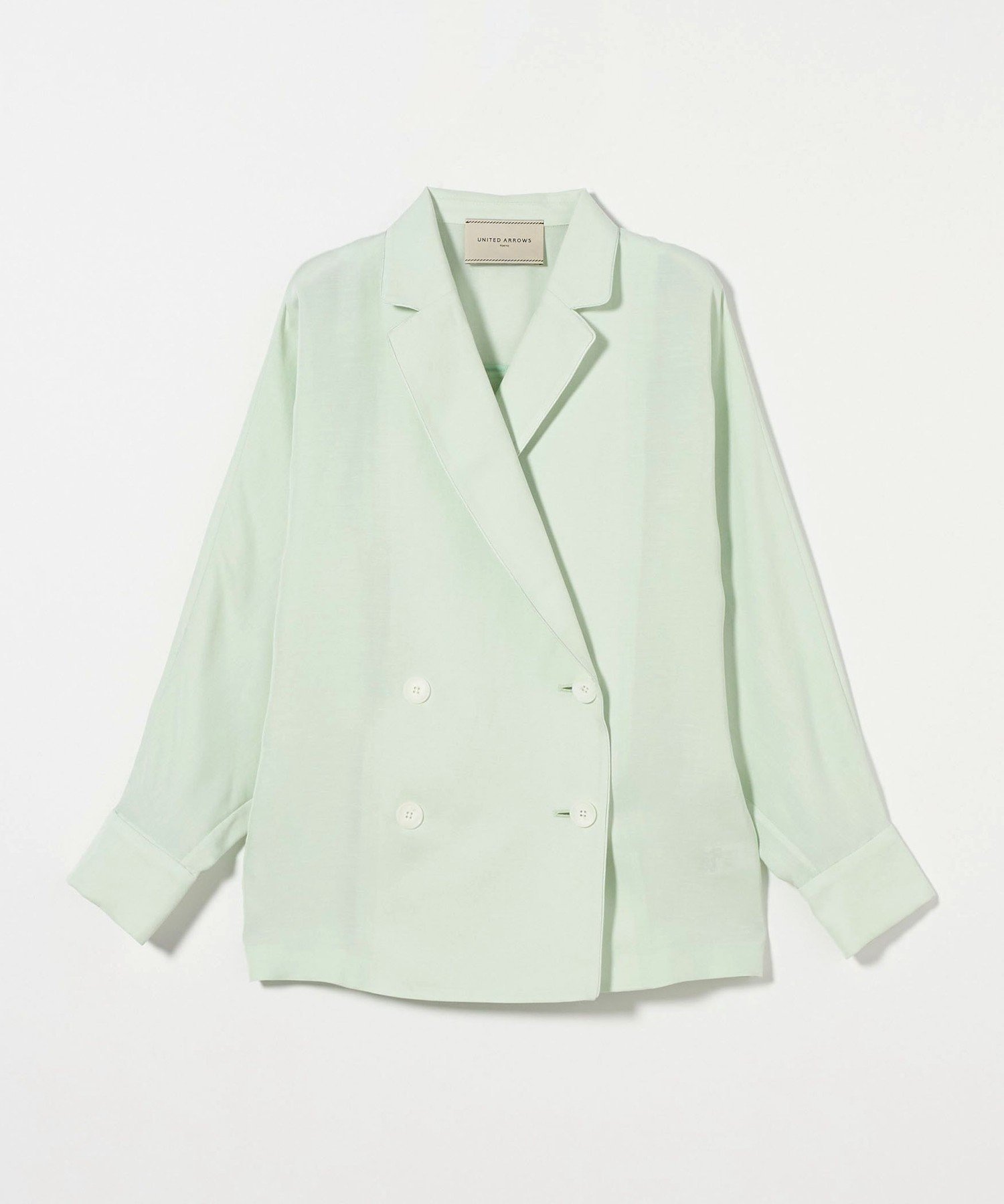 【ユナイテッドアローズ/UNITED ARROWS】のドルマン ブラウス ジャケット インテリア・キッズ・メンズ・レディースファッション・服の通販 founy(ファニー) 　ファッション　Fashion　レディースファッション　WOMEN　アウター　Coat Outerwear　ジャケット　Jackets　おすすめ　Recommend　ジャケット　Jacket　セットアップ　Set Up　タイトスカート　Tight Skirt　ダブル　Double　ツイル　Twill　パイピング　Piping　ワイド　Wide　羽織　Haori　LIME|ID: prp329100004516661 ipo3291000000031918832