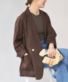 【イエナ/IENA】のウォッシャブル ソフトリネン リラックスジャケット 人気、トレンドファッション・服の通販 founy(ファニー) ファッション Fashion レディースファッション WOMEN アウター Coat Outerwear ジャケット Jackets 2025年 2025 2025春夏・S/S Ss,Spring/Summer,2025 おすすめ Recommend ウォッシャブル Washable カットソー Cut And Sew キャミソール Camisole ジャケット Jacket タンク Tank ダブル Double ボックス Box マニッシュ Mannish リネン Linen リラックス Relax ビジネス 仕事 通勤 Business thumbnail ブラウン|ID: prp329100004516666 ipo3291000000031918860
