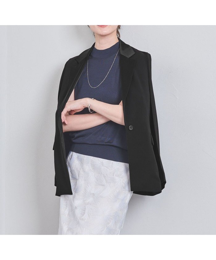 【その他のブランド/Other】のテーラード ジャケット インテリア・キッズ・メンズ・レディースファッション・服の通販 founy(ファニー) https://founy.com/ ファッション Fashion レディースファッション WOMEN アウター Coat Outerwear ジャケット Jackets テーラードジャケット Tailored Jackets おすすめ Recommend サテン Satin ジャケット Jacket セットアップ Set Up テーラード Tailored フィット Fit ベスト Vest ボックス Box ポケット Pocket レース Race |ID: prp329100004516676 ipo3291000000031918915