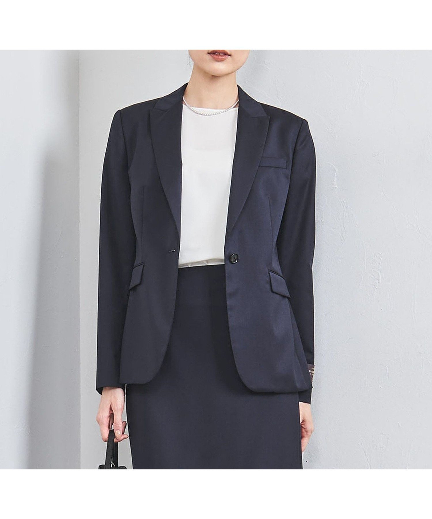 【その他のブランド/Other】のCANONICO テーラード ジャケット インテリア・キッズ・メンズ・レディースファッション・服の通販 founy(ファニー) 　ファッション　Fashion　レディースファッション　WOMEN　アウター　Coat Outerwear　ジャケット　Jackets　テーラードジャケット　Tailored Jackets　イタリア　Italy　インナー　Inner　コンパクト　Compact　シェイプ　Shape　ジャケット　Jacket　セットアップ　Set Up　テーラード　Tailored　おすすめ　Recommend　夏　Summer　エレガント 上品　Elegant　NAVY|ID: prp329100004516680 ipo3291000000031918959