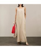 【サロン アダム エ ロペ/SALON adam et rope'】のリネンツイルスクエアーネックジャンパースカート セットアップ対応 ベージュ(27)|ID: prp329100004516718 ipo3291000000031919247