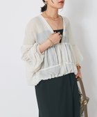 【アンディコール/un dix cors】のシアーシャーリングブルゾン 人気、トレンドファッション・服の通販 founy(ファニー) ファッション Fashion レディースファッション WOMEN アウター Coat Outerwear ブルゾン Blouson/Jackets インナー Inner ウェーブ Wave 春 Spring カットソー Cut And Sew コンパクト Compact 軽量 Lightweight シアー Sheer ストレート Straight スリーブ Sleeve タンク Tank デニム Denim ブルゾン Blouson ポケット Pocket 羽織 Haori ロング Long おすすめ Recommend thumbnail アイボリー|ID: prp329100004516719 ipo3291000000031919253