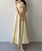 【ジュノア/JUNOAH】のmipiarl ツイストデザインフレアキャミワンピース クリーム|ID: prp329100004516735 ipo3291000000031919408