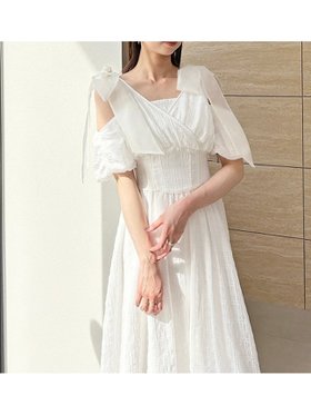 【スナイデル/SNIDEL】のショルダーリボンワンピース 人気、トレンドファッション・服の通販 founy(ファニー) ファッション Fashion レディースファッション WOMEN ワンピース Dress ウェーブ Wave コルセット Corset シフォン Chiffon ショルダー Shoulder スペシャル Special チェック Check フィット Fit フラワー Flower リブニット Rib Knit リボン Ribbon ロング Long おすすめ Recommend |ID:prp329100004516745