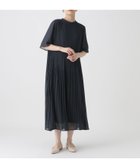 【エルーラ/Elura】のプリーツ半袖ワンピース 低身長サイズあり /452433 ネイビー88|ID: prp329100004516749 ipo3291000000031919579