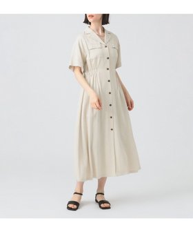 【ビームス ウイメン/BEAMS】のオープンカラー シャツワンピース 人気、トレンドファッション・服の通販 founy(ファニー) ファッション Fashion レディースファッション WOMEN ワンピース Dress シャツワンピース Shirt Dresses サンダル Sandals スタイリッシュ Stylish スニーカー Sneakers トレンド Trend フィット Fit ペチコート Petticoat リネン Linen 夏 Summer エレガント 上品 Elegant |ID:prp329100004516756